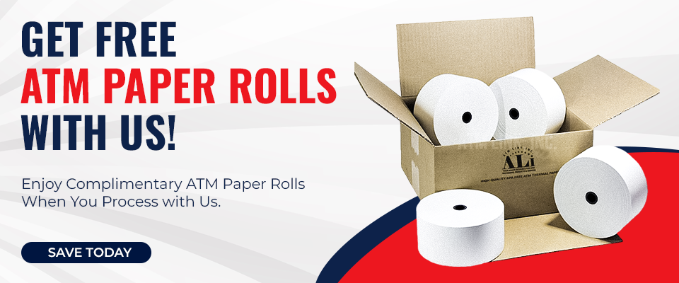 Free Atm Paper Roll Offer