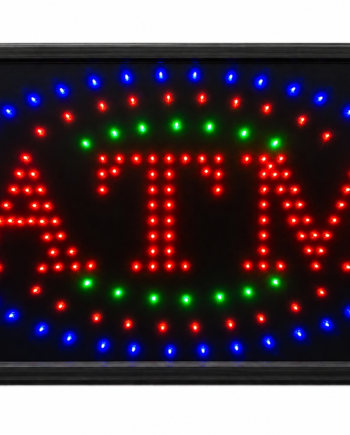 20" x 13" Multi Color Bright LED ATM Sign